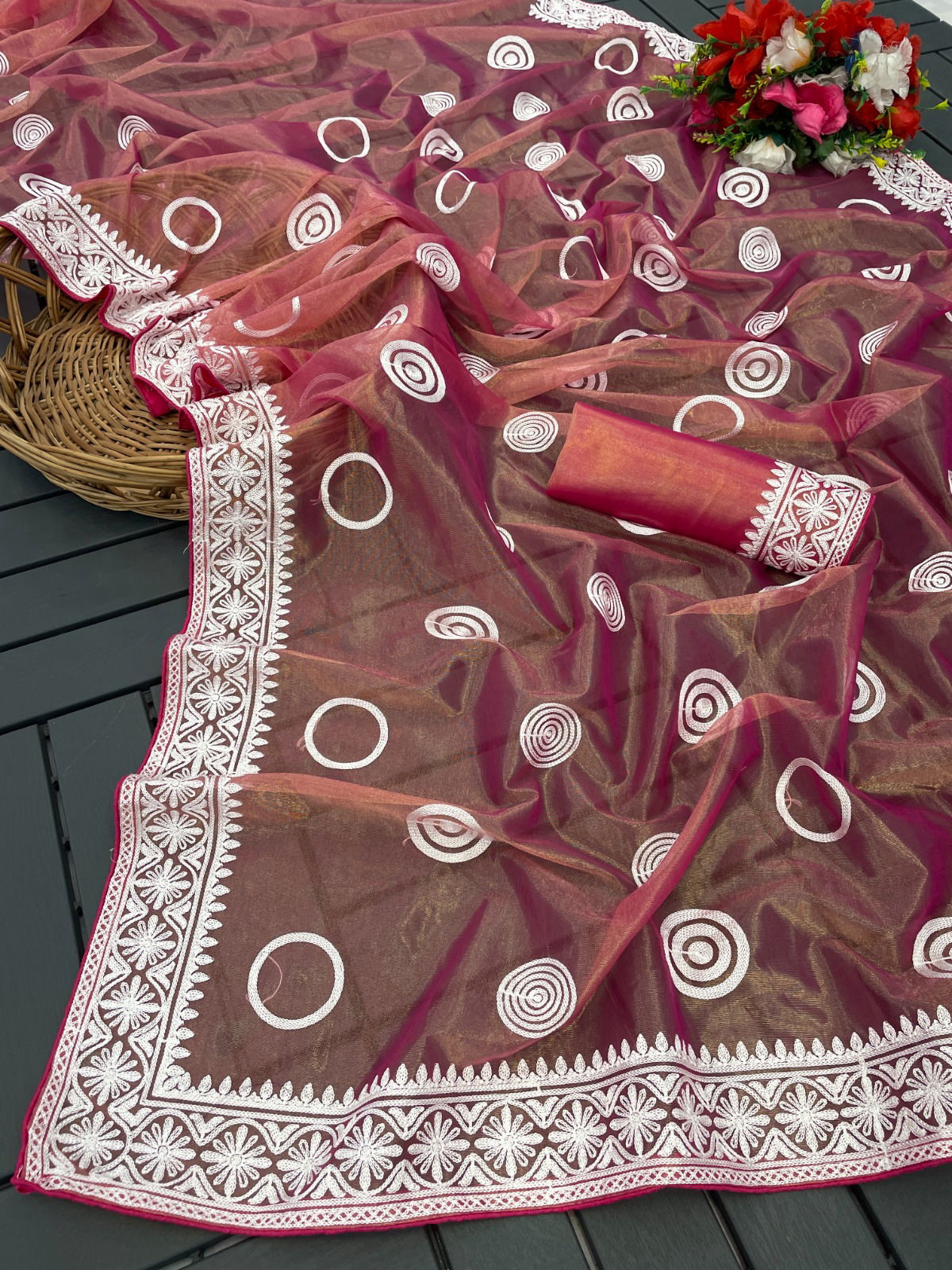 Dhruvi Heavy Net Embroider Designer Sarees Wholesale Shop In Surat